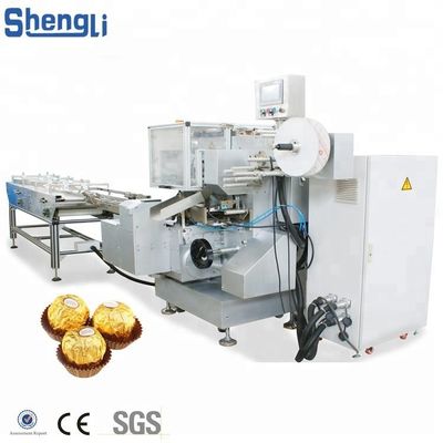 260pcs/min Tresor Dore 타입 알루미늄 필리프 포장 초콜릿 머신 1600KG 무게